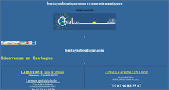 Desktop Screenshot of bretagneboutique.com